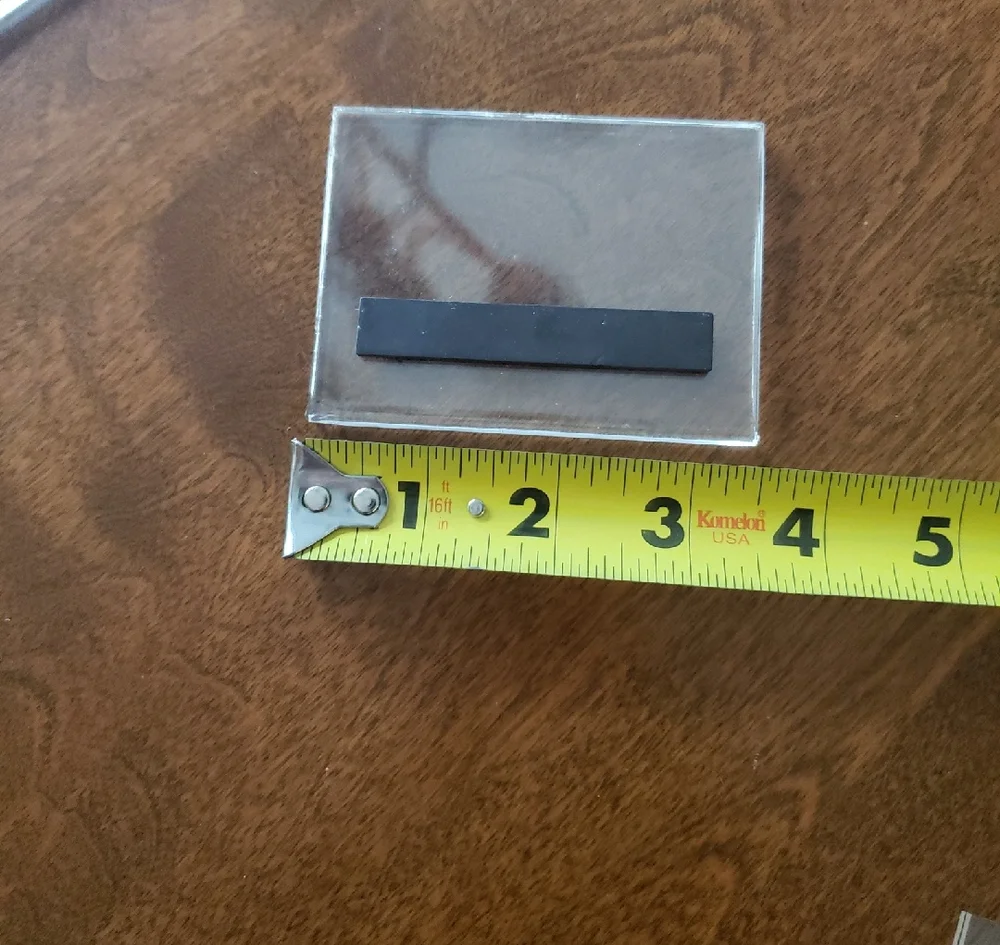 Clear Acrylic Picture/Label Holders - Set Of 6